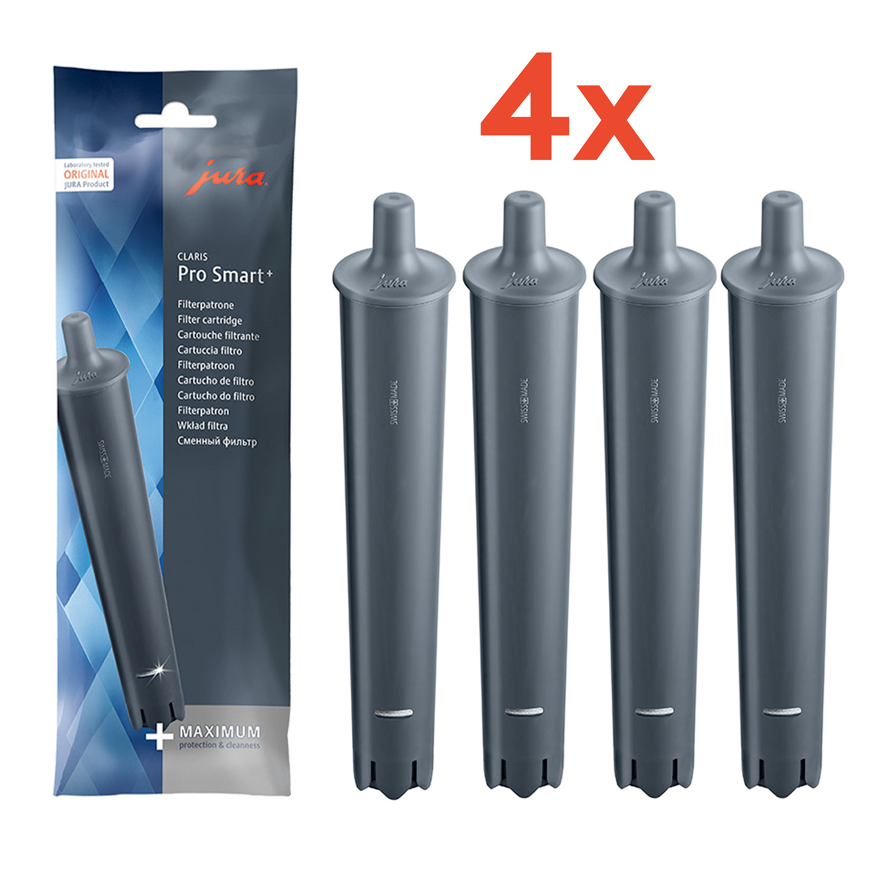 Jura Claris Pro Smart+ Filterpatrone (4 Stück) KMR24