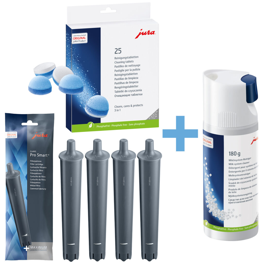 Jura Reiniger & Smart+ Set: Filter & Reinigungstabletten | Wasserfilter