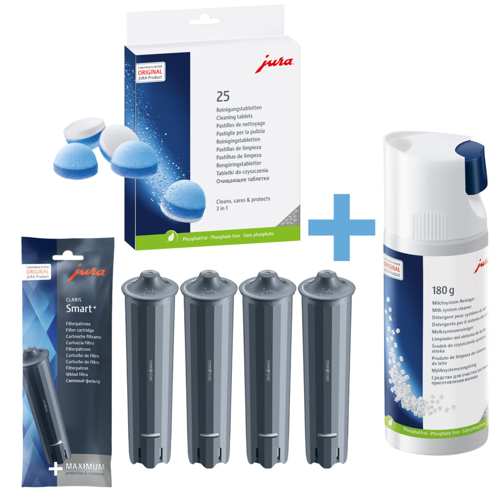 Jura Reiniger & Smart+ Set: Filter & Reinigungstabletten