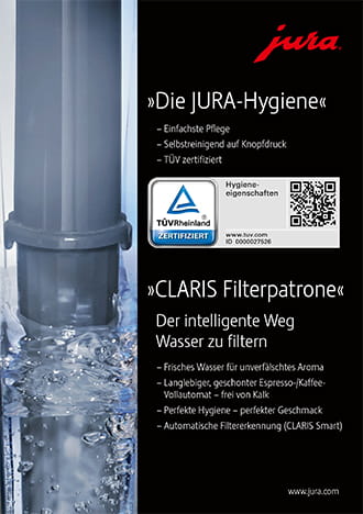 Jura Vollautomaten sind vom TÜV Rheinland zertifiziert